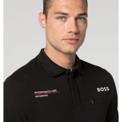 PORSCHE CAMISETA POLO NEGRA...