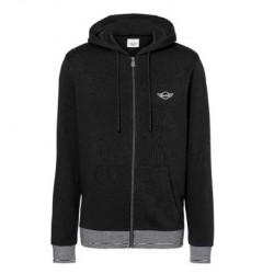 MINI HOODIE NEGRO MANGA...
